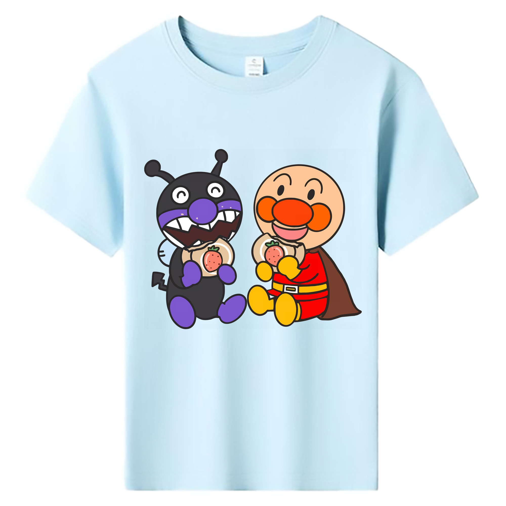 （画像用） アンパンマン Anpanman 綿100％キッズTシャツ（フロントプリント）